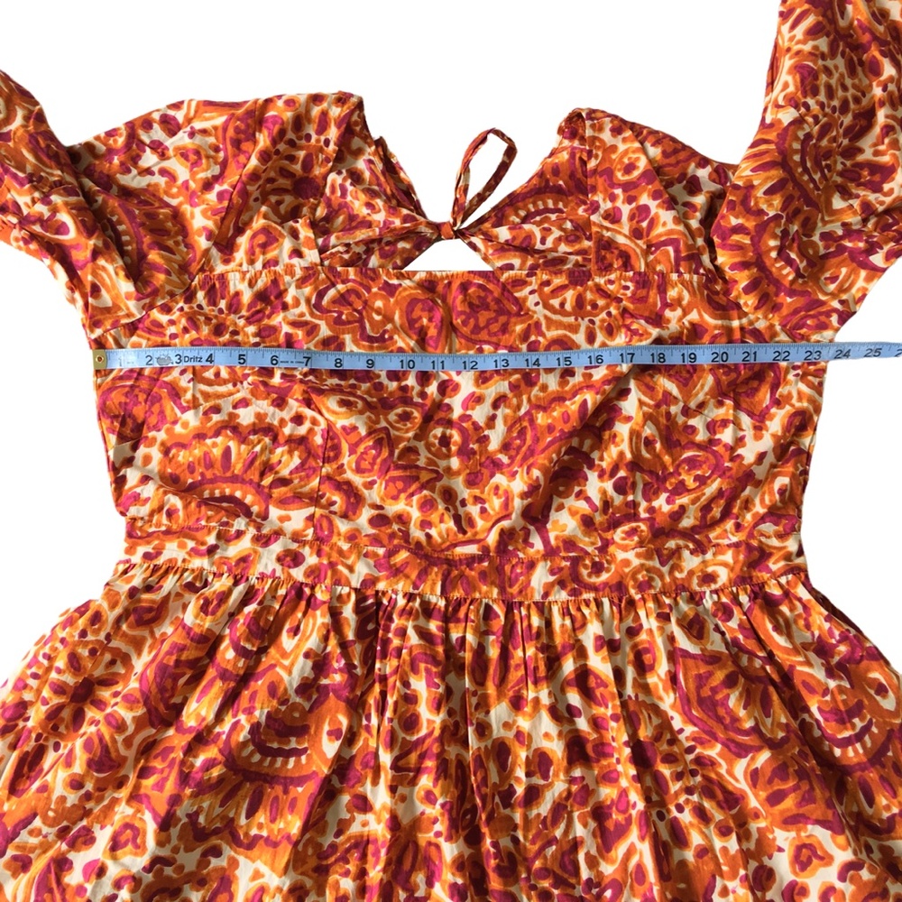 Anthropologie Love The Label Floral Open Back Blouse NWT 2X Plus - Picture 9 of 15